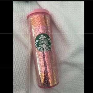 Starbucks Pink Bubbles Christmas Tumbler